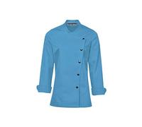 Long Sleeves New Chef Coat Jacket Uniform for women ideal for food service, Caterers and Culinary professional. (Sky Blue, X-Small)