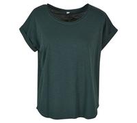 Long Slub T-Shirt Build Your Brand Bottle Green 5XL