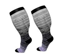 Long Socks for Women Stretchy Cotton Thigh High School Hiking Trainer Running Breathable Insulated with Reinforced Heel