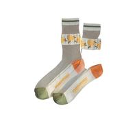 Long Socks for Women Stretchy Cotton Thigh High School in Heel and Toe Style Crew Mens Work