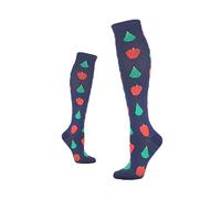 Long Socks for Women Stretchy Cotton Thigh High School Seamless Toe Hiking Cycling Colourful unisex Combed