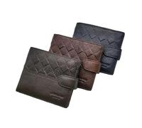 Long & Son Men's Genuine Leather Wallet with Gift Box X-9012 (Brown)
