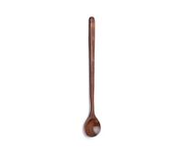 Long Spoons Wooden, Korean Style 10.9 inches Natural Wood Long Handle Round Spoons for Soup Cooking Mixing Stirrer Kitchen Tools Utensils Attractive Design