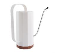 Long Spout Watering Can 1.2L Compatible with Indoor Living Spaces Outdoor Yards and All Types of Plant Containers (White)
