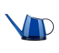 Long spout Watering Can, 1.2L PP Candy-colored Watering Can Fashionable Transparent Garden Flower Sprayer Simple Nordic Style for Potted Plants(Blue)