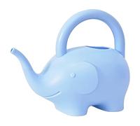 Long Spout Watering Can, Elephant Watering Can, Cute Blue Elephant Animal, Lightweight Plastic Long Spout Water Pot for Patio, Lawn, Plants, Flowers, Balcony, 1L