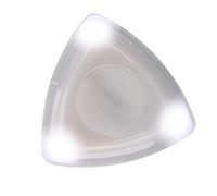 Long -standing, Bright Guitar Picking with LED Light and Battery for Guitarists of All Levels Shiny Surface for Strings and Partial Protection (White)