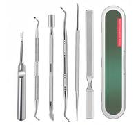 Long Steel Nail File for Ingrown Toenail Treatment, 6PCS Manicure Set for Onychomycosis, Thick and Fungal Nails, The Ultimate Manicure & Pedicure Tool for Men and Women’s Nail Care