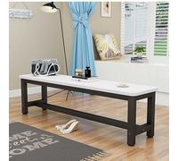 Long Stool Bench for Entryway Seating, Shoe Changing, and Multi-Room Use in Home, Gym, and Commercial Spaces