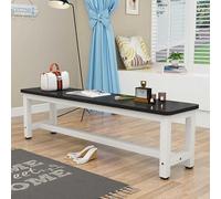 Long Stool Bench for Entryway Seating, Shoe Changing, and Multi-Room Use in Home, Gym, and Commercial Spaces
