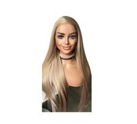 Long Straight Hair Synthetic 13X4 Lace Front Wigs for Women Ash Blonde Wigs Synthetic Heat Resistant Party Cosplay Wig Womans Hair Topper(26inch)