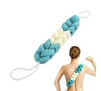 Long Stretch Loofah Back Scrubber for Shower,2 Pack Bath Sponge Shower Loofah for Women Men,Net Sponge Back Scrubber with Rope Handles (Multicolor C)