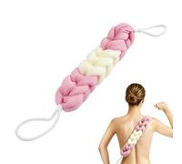 Long Stretch Loofah Back Scrubber for Shower,2 Pack Bath Sponge Shower Loofah for Women Men,Net Sponge Back Scrubber with Rope Handles (Multicolor A)
