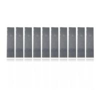 Long Strip Acrylic Mirror Mosaic Wall Stickers for Creating a Chic Living Space (sliver)
