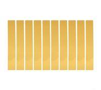 Long Strip Acrylic Mirror Tiles, 10Pcs Mirror Wall Sticker, DIY Self Adhesive Wall Sticker 5×50cm, For Living Room Bedroom Decor(gold)