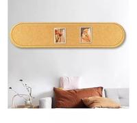 Long Strip Felt Bulletin Board for Wall Decor, Self Adhesive Foldable Felt Display Tiles for Photos Memo Strip Jewelry Organizer, DIY Corkboard Alternative Pin Panel (40x120cm(15.8x47in),Orange)