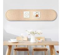 Long Strip Felt Bulletin Board for Wall Decor, Self Adhesive Foldable Felt Display Tiles for Photos Memo Strip Jewelry Organizer, DIY Corkboard Alternative Pin Panel (20x80cm(7.9x31.5in),Camel)