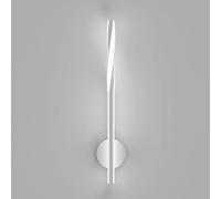 Long Strip Led Wall Light Fixture White Modern Nordic Metal Wall Sconce, Waving Shape s for Living Room Bedroom Porch Hallway Bathroom Vanity