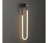 Long Strip Wall Lights Indoor Led Sconce Modern Acrylic Wall Lamp Bedroom Bedside Wall Mounted Light, 3 Color Mode Wall Lighting Fixture for Living Room Hallway/D/45Cm