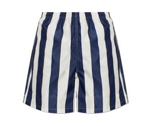Long Striped Swimshorts - male - Ami Paris - Beachwear - Blue - S - Swimwear S