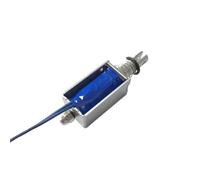 Long-stroke DC 12v 24v Push-pull Electromagnet 0730B Electromagnetic Solenoid Outlet Automatic Door Magnet(24V)