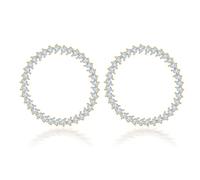 Long Studs Earrings Pendant Earrings Cubic Zirconia Ear Drops Copper Texture Suitable For Trendy Ladies Present Cubic Zirconia Party