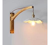 Long Swing Arm Wall Sconce Vintage Wall Mounted Reading Light with White Glass Adjustable Lighting Mid Century Farmhouse Rustic Antique Lamp for Bedroom Bedside Living Room Hallway