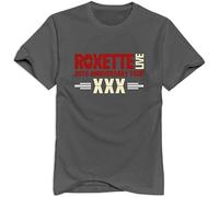 LONG TA WTWT Men's Roxette T-Shirt,100% Cotton Grey 3XL
