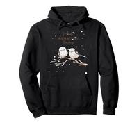 Long Tail Tit Cute Snow Fairy Hokkaido Japan Pullover Hoodie