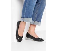 Long Tall Sally - LTS Ballerina Pumps in Standard Fit - Women's Black
