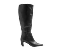 Long Tall Sally - Lts Faux Leather Kitten Heel Knee High Boots In Standard Fit - Women's