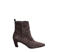Long Tall Sally - Lts Faux Suede Heeled Ankle Boot In Standard Fit - Women's