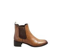 Long Tall Sally - Lts Leather Block Heel Chelsea Boots In Standard Fit - Women's