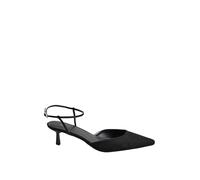 Long Tall Sally - Lts Point Ankle Strap Kitten Heels In Standard Fit - Women's