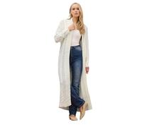 Tall Longline Cardigan Long Tall Sally White 18-20