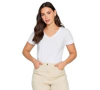 Long Tall Sally - LTS Premium Tall V-Neck T-Shirt - Women's White