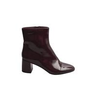 Long Tall Sally - Lts Red Patent Block Heel Ankle Boot - Women's