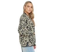 Long Tall Sally - LTS Tall Abstract Quilted Jacket - Women's Black