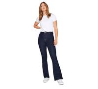 Long Tall Sally - LTS Tall Blue Denim Flared Jeans - Women's