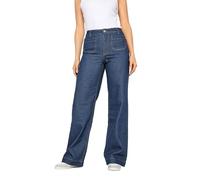 Long Tall Sally - LTS Tall Blue Pocket Detail Wide Leg Jeans - Women's