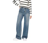 Long Tall Sally - LTS Tall Wide Leg High Waisted Jeans - Women's Blue
