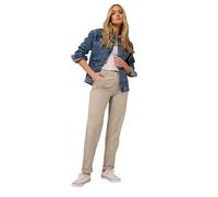 Long Tall Sally - LTS Tall Brown Cotton Straight Leg Chino Jeans - Women's