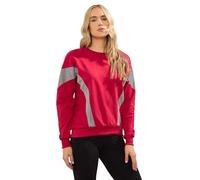 Long Tall Sally - Lts Tall Colour Block Sweatshirt - Women's Red