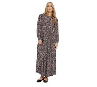 Long Tall Sally - LTS Tall Crinkle Ditsy Floral Maxi Dress - Women's Black