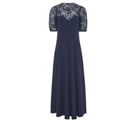 Long Tall Sally - LTS Tall Dark Blue Lace Midi Dress - Women's