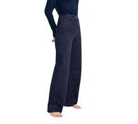 Long Tall Sally - LTS Tall Dark Blue Wide Leg Jeans - Women's