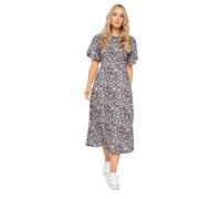 Long Tall Sally - LTS Tall Ditsy Floral Midi Dress - Women's Pink