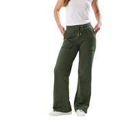Long Tall Sally - LTS Tall Khaki Pocket Patch Wide Leg Joggers - Women's