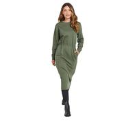 Long Tall Sally - LTS Tall Khaki Sweatshirt Midi Dress - Women's