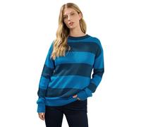 Long Tall Sally - LTS Tall Knitted Stripe Crew Neck Jumper - Women's Blue